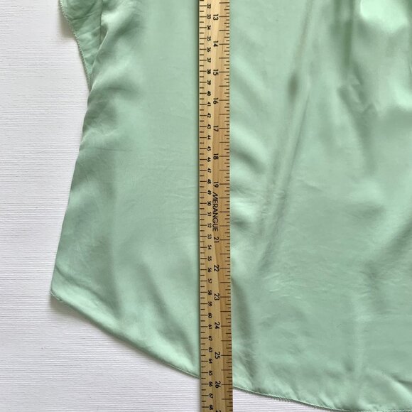 Anthropologie 9-H15 STCL Mint Green Flutter Sleeve Hilma Blouse Top Dollette - Picture 10 of 13